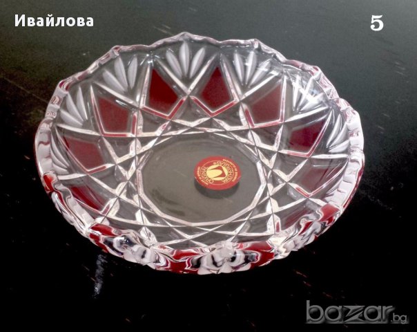 Кристални купи - различни размери и форми, снимка 8 - Други стоки за дома - 14881612