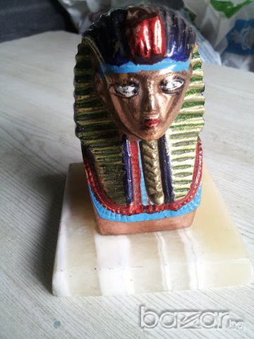 масивна бронзова статуетка с мраморна основа, снимка 4 - Антикварни и старинни предмети - 16480234