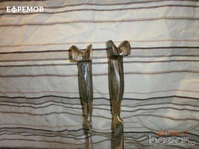 нож кулаклия с дръжка орех, снимка 4 - Ножове - 17371169