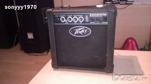 peavey backstage-guitar amplifier-30х30х18см-внос англия, снимка 4 - Ресийвъри, усилватели, смесителни пултове - 19576059