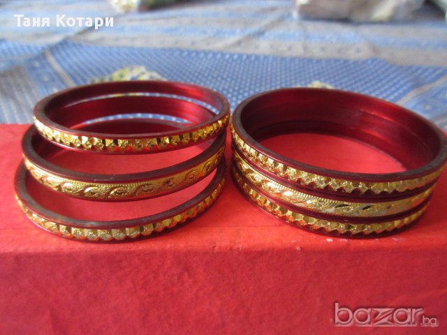 Индийски гривни - стъклени, перлени, пластмасови, снимка 12 - Гривни - 14247985