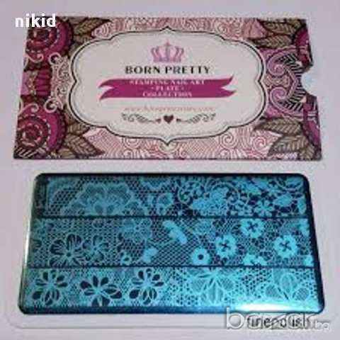 Шаблон за щампа печати за нокти плочка оригинал BORN PRETTY BP- 030