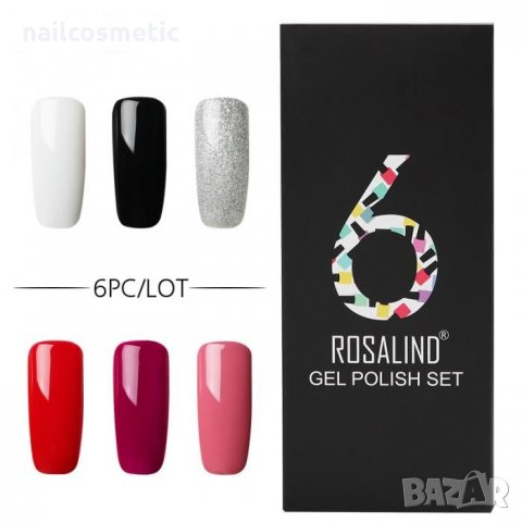6 цвята комплект Uv&Led гел лак