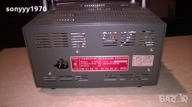 АНТИКА-sony model 5-303w made in japan-ретро тв-внос швеицария, снимка 14 - Телевизори - 23042607