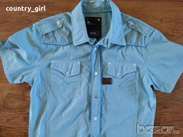 g-star midnight piping - страхотна мъжка риза, снимка 4 - Ризи - 21406609