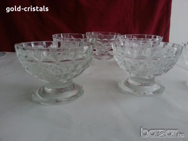 кристални купички за ядки сладолед сосове , снимка 3 - Антикварни и старинни предмети - 20415858