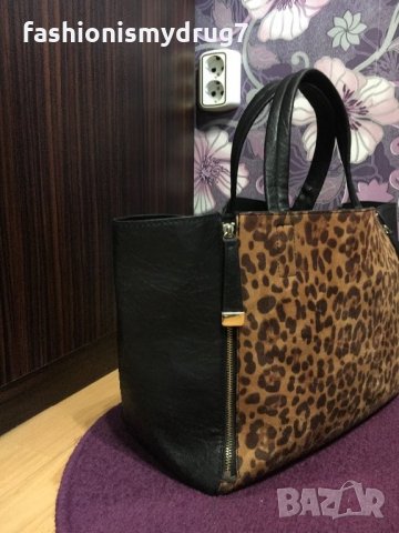 Уникална чанта с леопардов принт , снимка 17 - Чанти - 25546656
