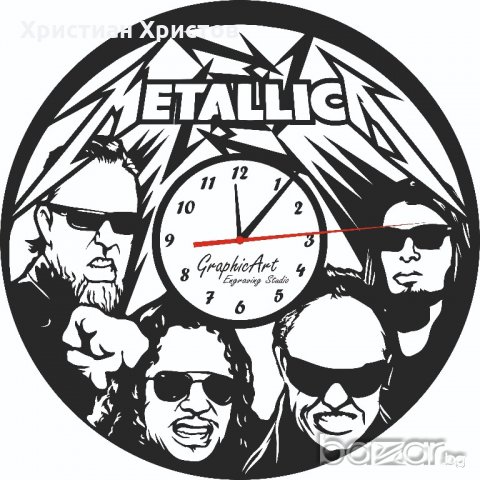 Уникален подарък!!! Часовник от грамофонна плоча или плексиглас, снимка 8 - Други - 15147282