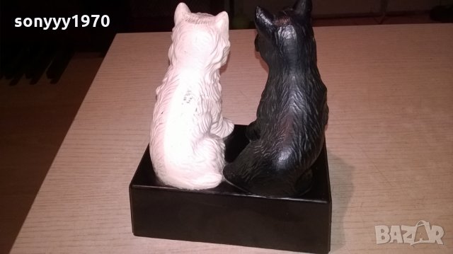 black&white scotch wisky-15x15x9см-внос франция, снимка 7 - Колекции - 22598009