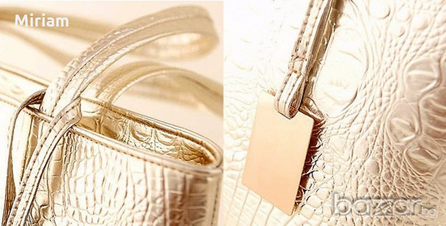 Блестяща чанта от PU крокодилска кожа 45лв., снимка 6 - Чанти - 19301673