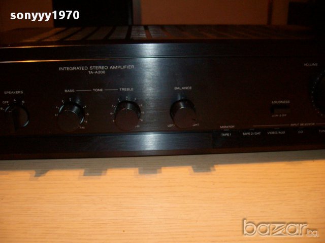 sony ta-a200-stereo amplifier-made in japan-внос швеицария, снимка 14 - Ресийвъри, усилватели, смесителни пултове - 11989618