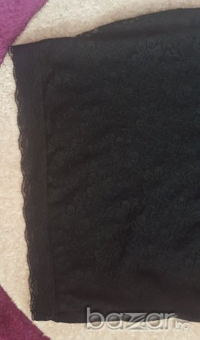 Черна дантелена рокля, снимка 5 - Рокли - 19365838