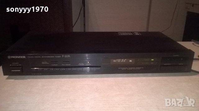 pioneer f-223l-tuner-made in japan-внос швеицария, снимка 4 - Ресийвъри, усилватели, смесителни пултове - 22669240