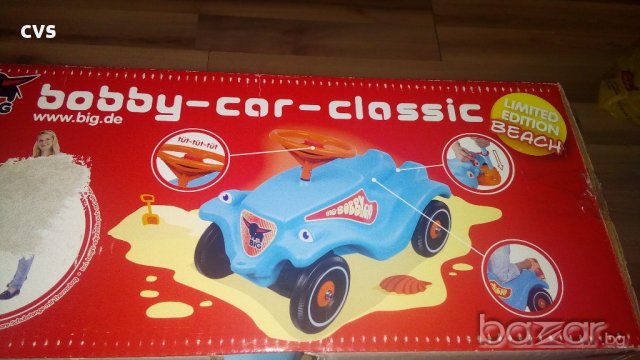 Детска кола BIG-Bobby-Car-Classic с дръжка за родители - нова!, снимка 6 - Коли, камиони, мотори, писти - 20406934