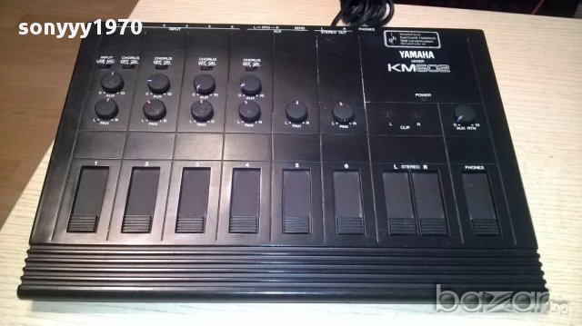 Yamaha km602 made in japan-mixer-внос швеицария, снимка 7 - Ресийвъри, усилватели, смесителни пултове - 16067255