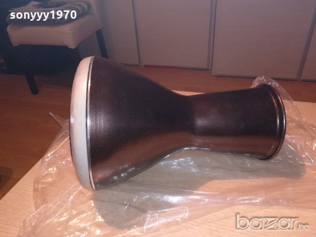 тарамбука в цвят-кафяв металик-40х25см-внос сирия, снимка 13 - Ударни инструменти - 20171524