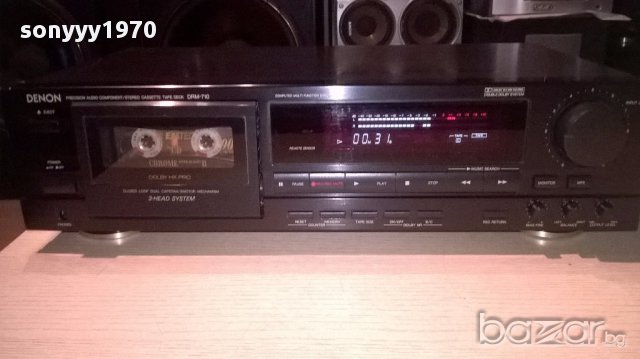 ПОРЪЧАН-Denon drm-710 deck 3 head/hx pro/fine bias/3 motor, снимка 10 - Ресийвъри, усилватели, смесителни пултове - 15083833