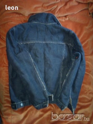 Уникално  дънково яке, снимка 4 - Якета - 20445400