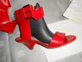 Дамски  червени сандали Chloé 100 % кожа ,100 % оригинални , снимка 12