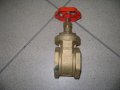   Спирателен кран ф1/2"-бронз-шибърен, снимка 2