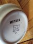 Керамична кана-бутилка порцелан ръчна изработка за метакса , снимка 5