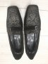 Дамски велурени черни обувки марка Angel Blue с нисък ток, снимка 1 - Дамски елегантни обувки - 23418056