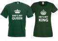 тениски за двоики "моят крал и моята кралица" , снимка 2