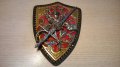 Герб с сабя за стена-30/22см-внос швеицария, снимка 4