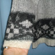 Пухкаво мохерно поло с ламена нишка / голям размер , снимка 8 - Блузи с дълъг ръкав и пуловери - 12423264