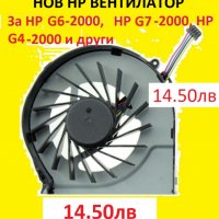 НОВ Вентилатор за HP G4-2000 G7-2300 G6-2300 G7-2200 G6-2100 G7-2100 G7Z 683193-001 685477-001 и др., снимка 9 - Лаптоп аксесоари - 24760487