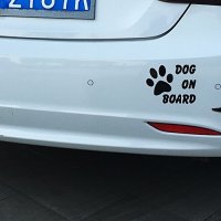 Куче на борда / Куче в колата - Стикер, снимка 3 - Аксесоари и консумативи - 25629274