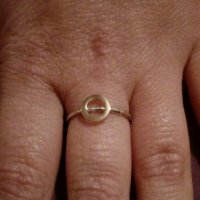 сребърен пръстен със злато, снимка 6 - Пръстени - 21493054