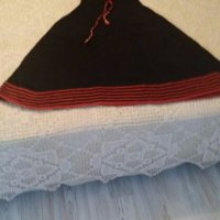 Бутикова вълнена рокля с мотиви, ръчно плетиво, снимка 3 - Рокли - 19943673