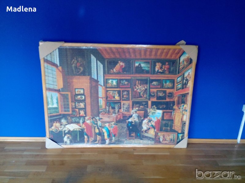 Пъзел, нареден, залепен, с рамка - 4000 елемента, снимка 1