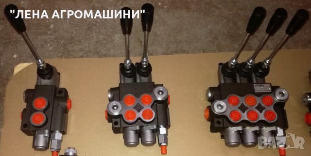 Хидравлични разпределители, джойстици, жила, мотори и ръчни помпи, снимка 6 - Резервни части за машини - 24175569