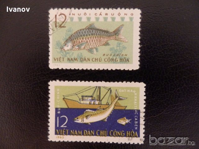С. Виетнам - Риболовна индустрия, снимка 1 - Филателия - 19328460