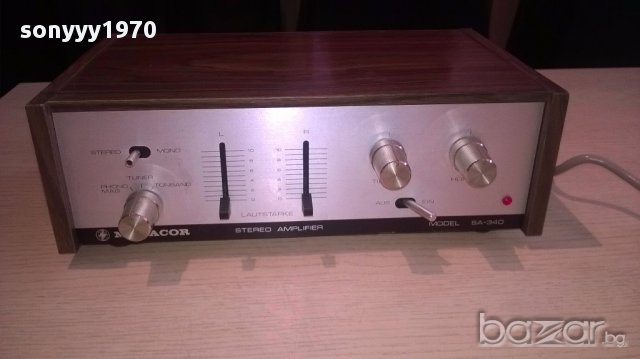 monacor model sa-340-amplifier-japan-внос швеицария, снимка 14 - Ресийвъри, усилватели, смесителни пултове - 12789010