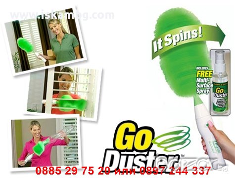 Магическа четка за почистване на прах Go Duster - код 0349, снимка 5 - Други стоки за дома - 12394712