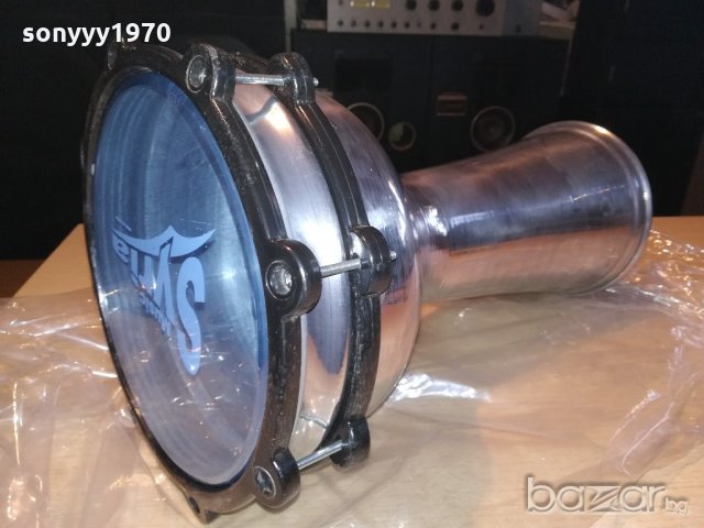 ГОЛЯМА Тарамбука алуминиева метална инокс-40х25см, снимка 10 - Ударни инструменти - 20245671