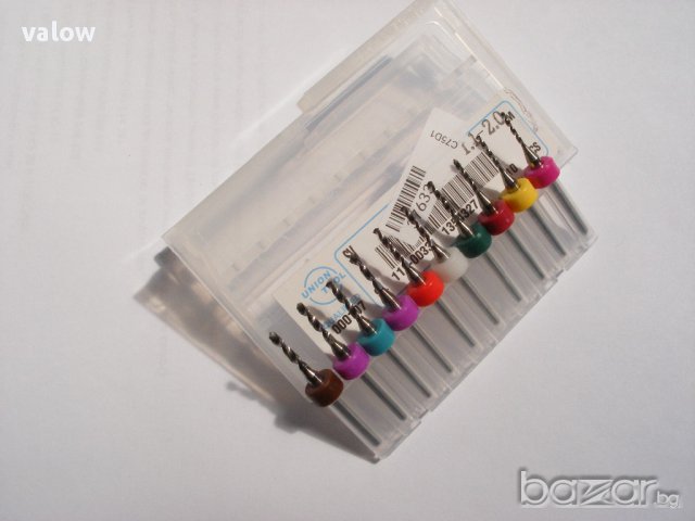 Карбидни твърдосплавни свредла Ф1.1 - 2.0 мм за Dremel Дремел cnc , снимка 3 - Други инструменти - 11083303