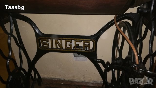 Крачна шевна машина Сингер / Singer, снимка 3 - Антикварни и старинни предмети - 22286436