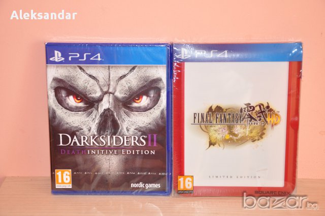 Нови ps4 Final Fantasy Type 0,Darksiders II, пс4 