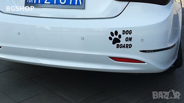 Куче на борда / Dog on Board - Черен, снимка 3 - Аксесоари и консумативи - 26070112