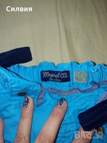 Бебешки панталонки и шапка mayoral, снимка 2 - Панталони и долнища за бебе - 22864026