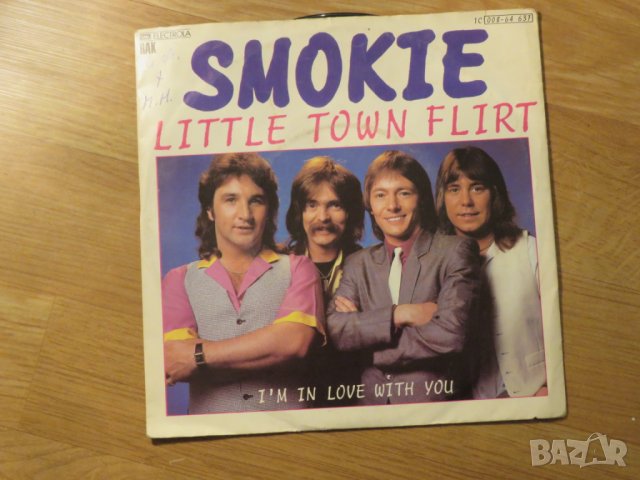 малка грамофонна плоча Смоуки, Smokie - LIttle Town Flirt - изд.80те г., снимка 2 - Грамофонни плочи - 24865643