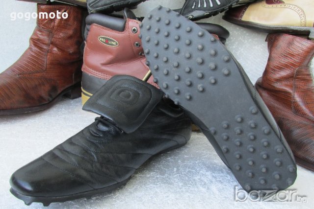 100% естествена кожа, стоножки, бутонки, футболни обувки,треньорски,съдийски  OSSOM,N- 44, снимка 14 - Маратонки - 18597155