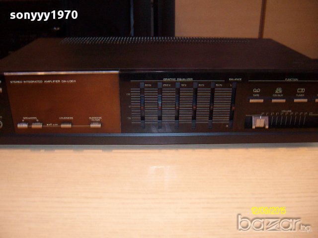mitsubishi da-u36x-stereo amplifier-внос швеицария, снимка 2 - Ресийвъри, усилватели, смесителни пултове - 11867539