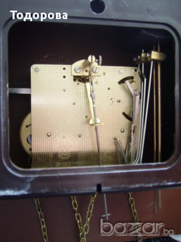 Стенен красив немски часовник, снимка 6 - Антикварни и старинни предмети - 16556182
