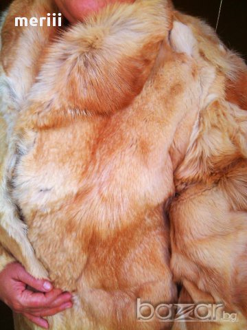Палто от 100% естествена кожа от лисица, снимка 2 - Палта, манта - 11572087