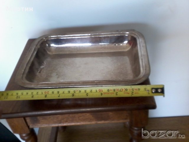 Стар масивен посребрен - Съд - 1бр!(5555608), снимка 5 - Други стоки за дома - 18630463
